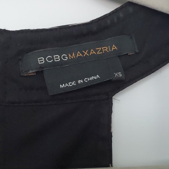 BCBG Max Azria Printed Racer Back Bubble Dress - Picture 4 of 6